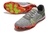 Chuteira de Futsal - Cinza/Verde e Vermelho - chutedrop
