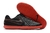 Chuteira de Futsal Tiempo - Preto Vermelho