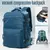 Mochila de viagem a vácuo, mochila com grande capacidade para tudo na internet