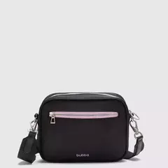 BANDOLERA NEGRA CHARLOTTE DOBLE CHECK - comprar online