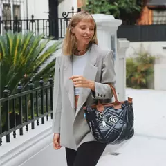 TOTE TERO MINI DONNA NEGRO - gurenabags