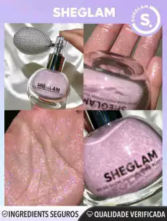 Iluminador/spray corporal em pó - Sheglam na internet