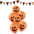 Balão Festa Bexiga 11`` Cara de Abóbora Halloween com 25un