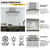 Campana extractora purificadora ac. inox. y vidrio de pared 600mm Gutstark Home Acero Inox 60x41x42.5cm 900 m3/coci en internet