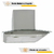 Campana extractora purificadora ac. inox. y vidrio de pared 600mm Gutstark Home Acero Inox 60x41x42.5cm 900 m3/coci - Cocinas integral