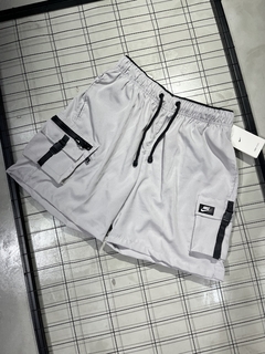 SHORT CARGO TACTEL NK - CINZA