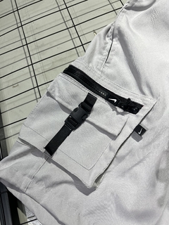 SHORT CARGO TACTEL NK - CINZA na internet