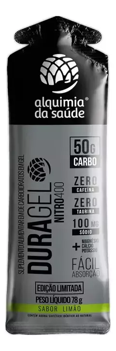 DURAGEL BOX (15 SACHÊS) Nitro400 - 50G CARBO - LIMÃO na internet