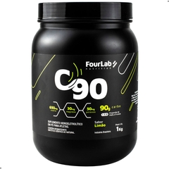 Carboídrato Em Pó C90 Intra-treino Fourlab Pote 1kg - Limão