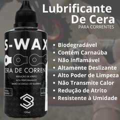 2 Unid Lubrificante Session S-wax Cera 100ml Corrente Bike - loja online