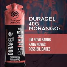 DURAGEL BOX (15 SACHÊS) - 40G CARBO - MORANGO - loja online