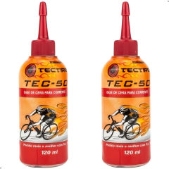 Óleo Lubrificante Tectire Tec-50 Bio Cera Bike 2 Unid 120ml