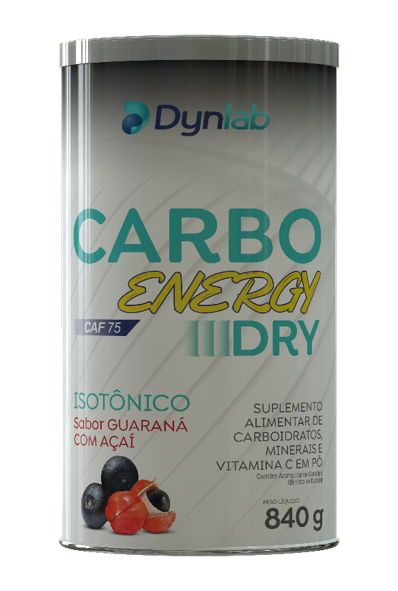 CARBO ENERGY DRY GUARANÁ COM AÇAÍ (CAF 75mg) - 840G - comprar online