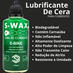 2 Lubrificantes Cera para Corrente S-wax E-Bike S-Tres 100ML - loja online