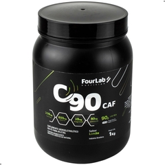Carboidrato Em Pó C90 Caf Fourlab 1 Kg Sabor Cafeina Limão