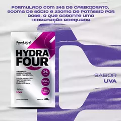 HYDRAFOUR UVA 15 SACHÊS SUPLEMENTO HIDROELETROLÍTICO FOURLAB - Ciclo Power Bike Shop