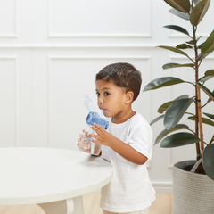 Garrafinha Garrafa Tritan Com Canudo de Silicone Bebê Buba