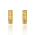 Brinco Argola Cravejada 24 Pedras Vazado (Banho Ouro 24k) - comprar online