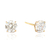 Brinco Circular Cristal (6mmX6mm) (OURO 10K) - comprar online