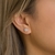 Brinco Circular Cristal (6mmX6mm) (OURO 10K) - Golden Reserve