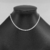 Colar Cordão Baiano 3mm (Fecho Garra) (PRATA 925) - comprar online