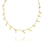 Colar Hastes c/ Crucifixo (Banho Ouro 24k) - comprar online