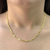 Colar Esferas c/ Detalhes 4,5mm (Fecho Tradicional) (Banho Ouro 24k) - comprar online