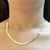 Colar Lacraia 4,3mm (Fecho Tradicional) (TAG 24K) (Banho Ouro 24k)