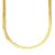 Colar Lacraia 4,3mm (Fecho Tradicional) (TAG 24K) (Banho Ouro 24k) na internet