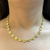 Colar Link 8mm (Fecho Canhão) (Banho Ouro 24k)