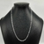 Corrente Carrier Cadeado 3,3mm (Fecho Garra) (PRATA 925)