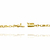 Corrente Carrier Quadrada (Cubinho) 2,3mm (Fecho Canhão) (Banho Ouro 24K) - Golden Reserve