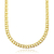 Corrente Grumet Dupla Aberta 6mm x 70cm (Fecho Gaveta) (Banho Ouro 24k)