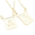 Escapulário Cartier Sagrado Coração "Pequeno" 65cm (Toque Ouro 18k - Teor 10k) - comprar online