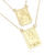 Escapulário Sagrado Coração Médio Carrier Longa (OURO 18k) - comprar online
