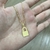 Pingente Cadeado Chapado (2,2cmX1,4cm) (Banho Ouro 24k) - Golden Reserve