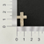 Pingente Crucifixo 72 Pedras (2,1cmX1,5cm) (OURO 18K) - Golden Reserve