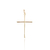 Pingente Crucifixo Agulha (3,3cmX2,1cm) (OURO 18K)