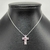 Pingente Crucifixo Cravejado em Zircônia Pink (PRATA 925) na internet