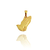 Pingente Mãos Oração (2cmX1cm) (Banho Ouro 24k)