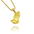 Pingente Mãos Oração (2cmX1cm) (Banho Ouro 24k) - Golden Reserve