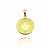 Pingente Medalha Cruz Vazada (2,1cmX1,8cm) (Banho Ouro 24k)