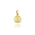 Pingente Moeda ''Bitcoin'' P (1,5cmX1,2cm) (Banho Ouro 24k) - comprar online
