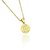 Pingente Moeda ''Bitcoin'' P (1,5cmX1,2cm) (Banho Ouro 24k) - Golden Reserve