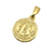 Pingente Moeda ''Bitcoin'' P (1,5cmX1,2cm) (Banho Ouro 24k)