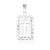 Pingente Placa Cruz Vazada (1,8cmX1,4cm) (PRATA 925)