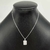 Pingente Placa Nossa Senhora Aparecida (1,9cmX1,3cm) (PRATA 925) - comprar online