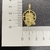 Pingente Rosto de Cristo Coroa (2,6cmX2cm) (Banho Ouro 24k) - Golden Reserve