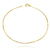 Pulseira Carrier Quadrada (Cubinho) 1mm (Fecho Tradicional) (TAG 18K) (Banho Ouro 18k) - loja online