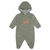 Macacão verde Safari plush boucle